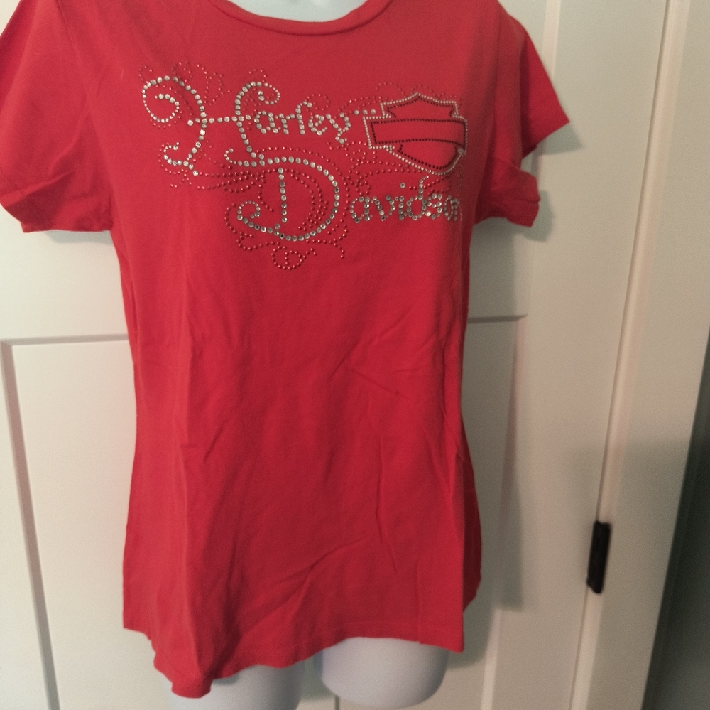 Harley-Davidson Red Short Sleeve Tee